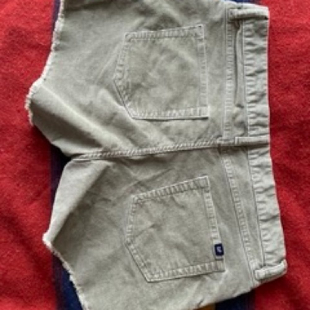 Corduroy Shorts, olive green, GAP, size 10
